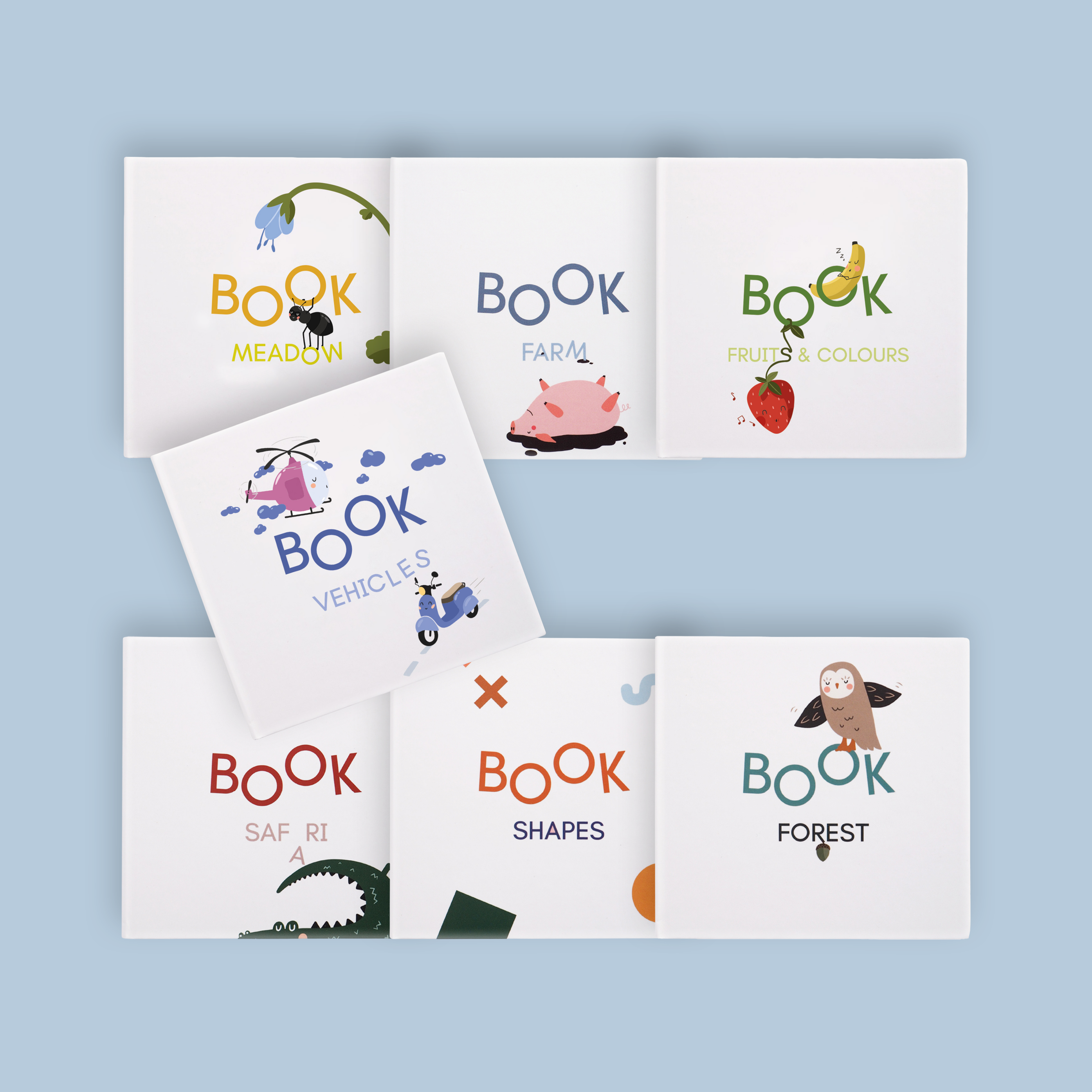 První knihovnička – set 7 leporel